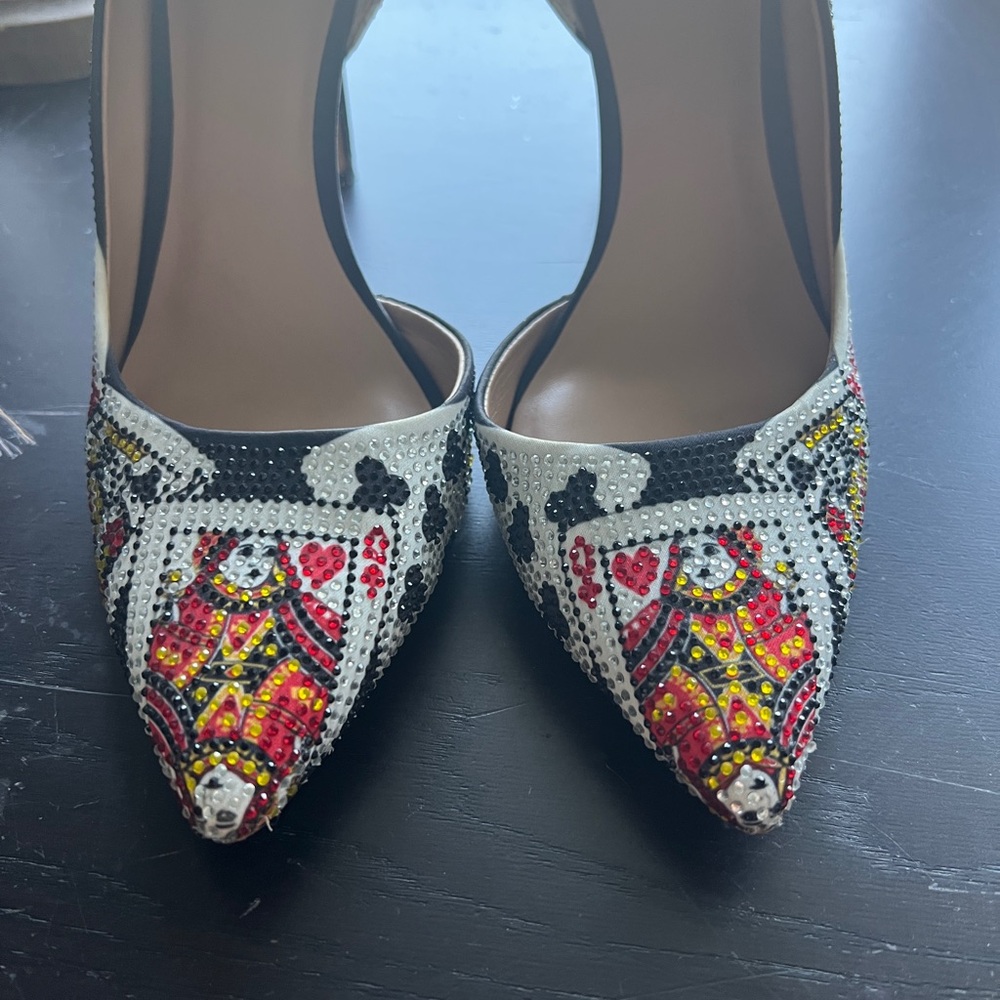 INC International Concepts Multicolor Embellished Heels